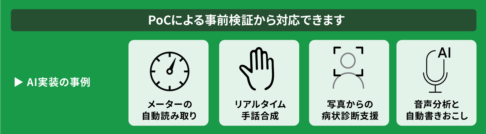 AI実装サービス